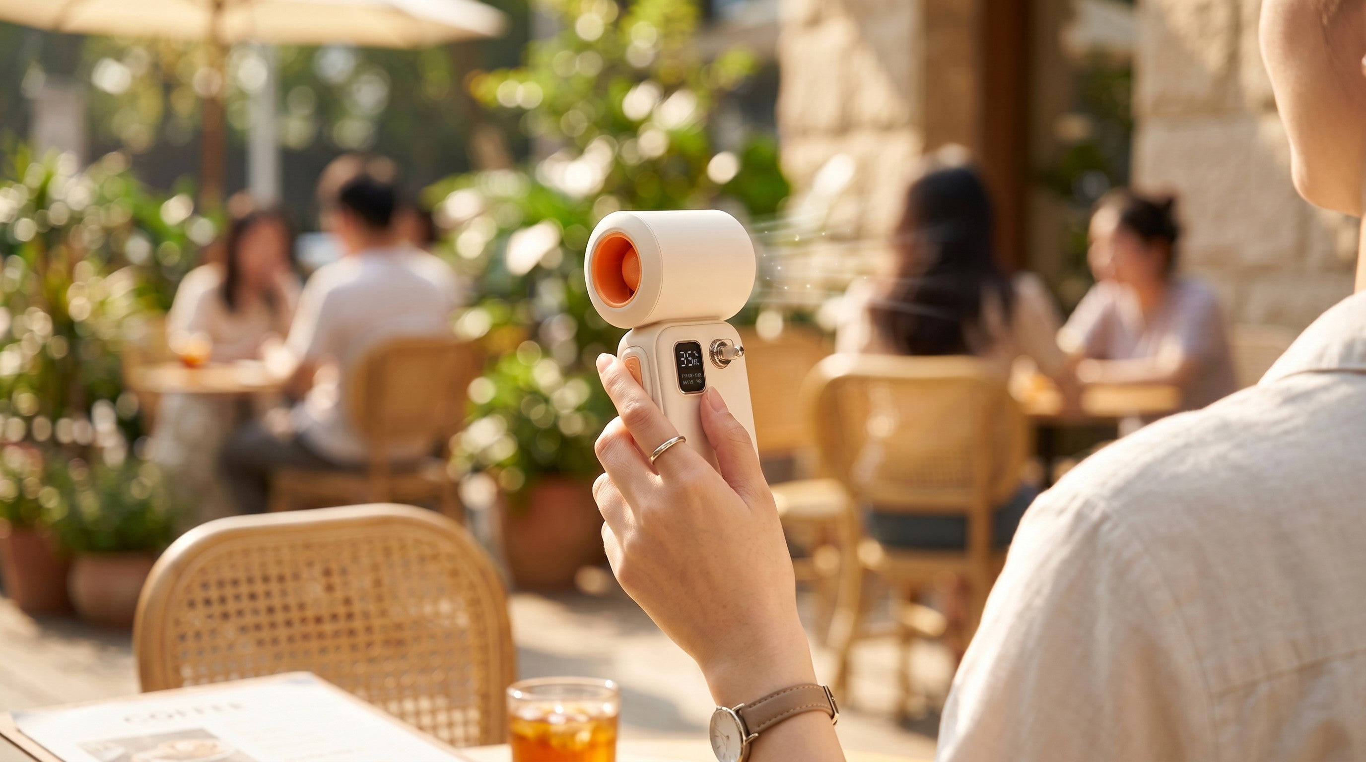 Foldable Handheld Fan Guide for Desks, Dorms, Travel, and Nightstands
